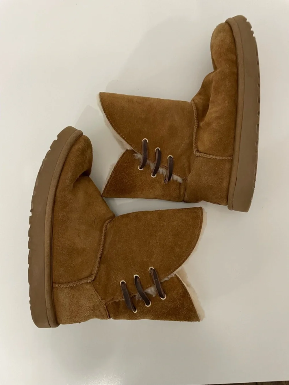 UGG Constantine Suede Shearling Boot, size 9
